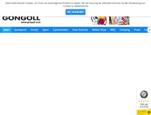 Tablet Screenshot of gongoll-shop.de